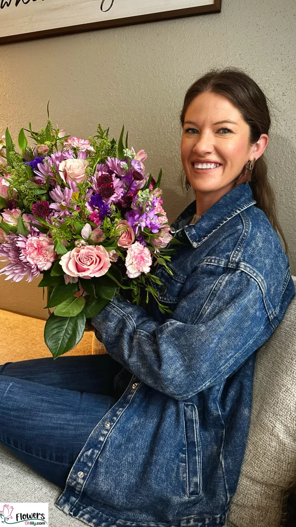 purple bouquet